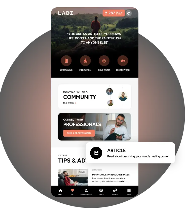 Ladz App Features